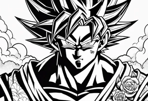 Kaioken Goku tattoo idea