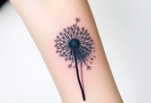 Dandelion real 
with shadows tattoo idea