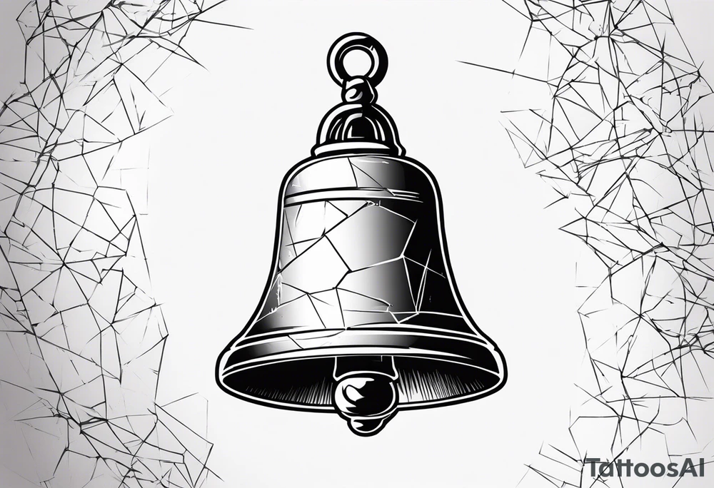 cracked bell tattoo idea