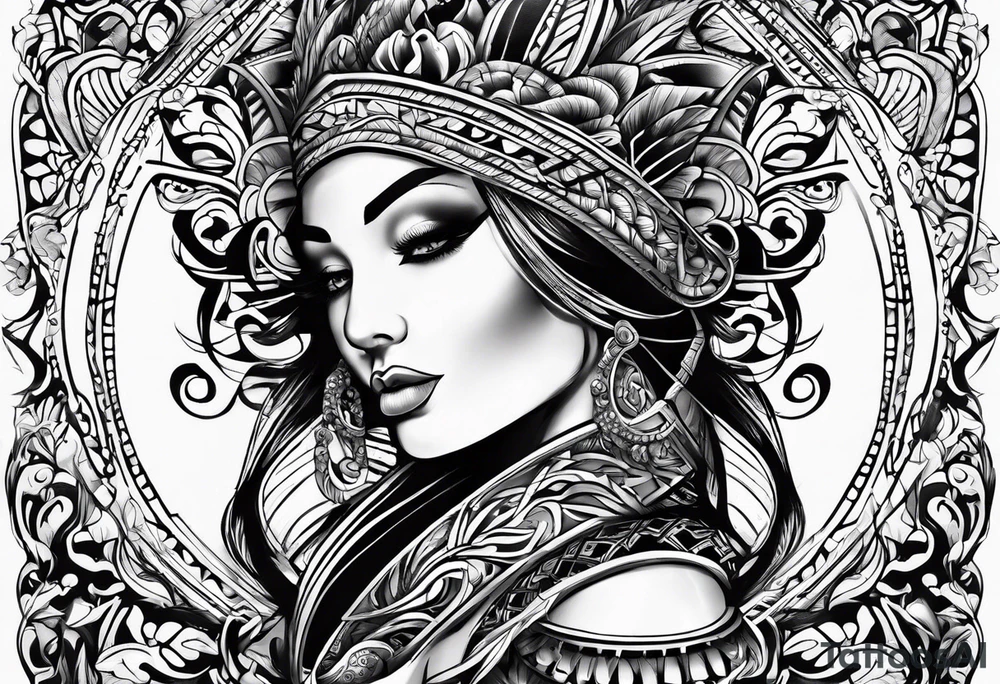 oceano saxo tattoo idea