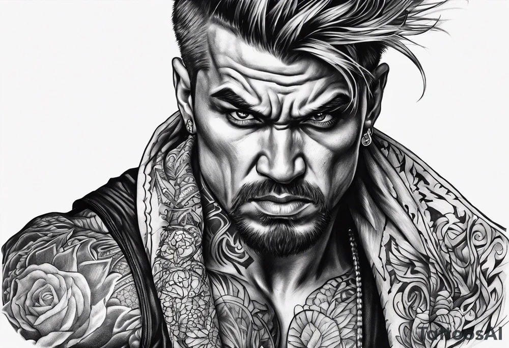 Angry tattoo idea