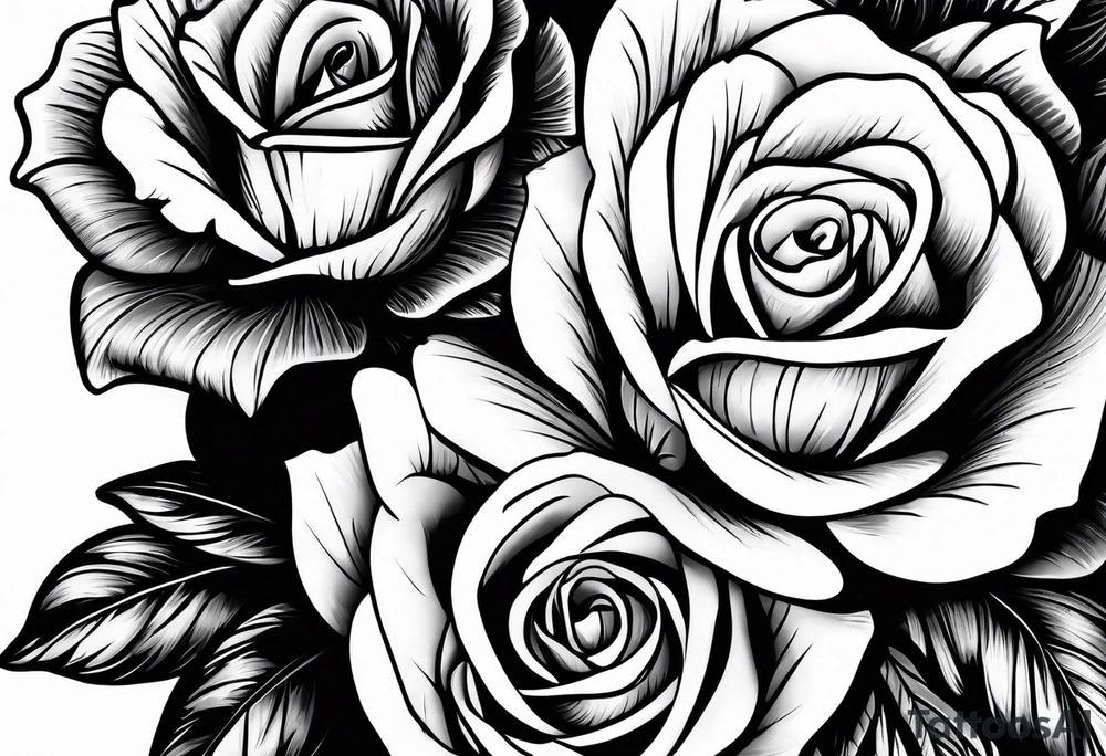 Chelsea, rose, name tattoo tattoo idea