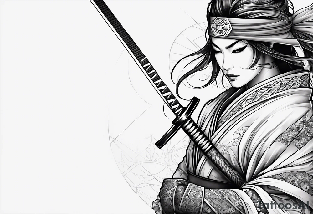 katana tattoo idea