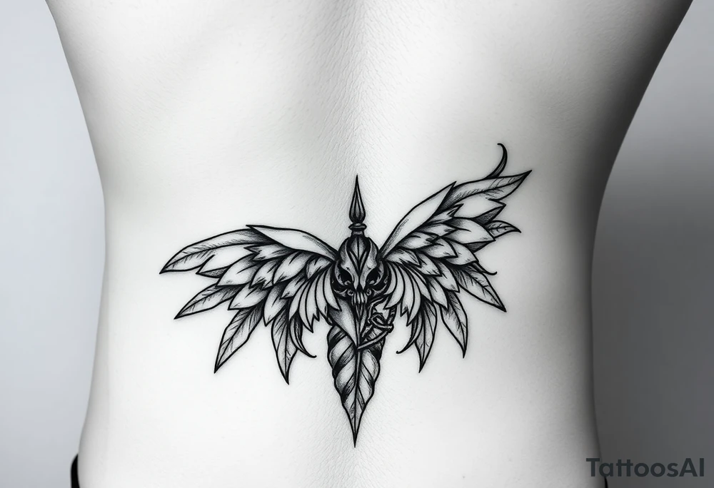 Lower side belly tattoo woman something unique tattoo idea