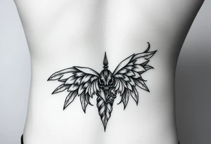 Lower side belly tattoo woman something unique tattoo idea
