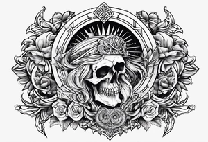 Valhalla funeral tattoo idea