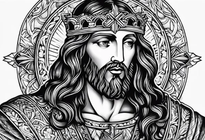 Jesus Christ helping me crush evil tattoo idea