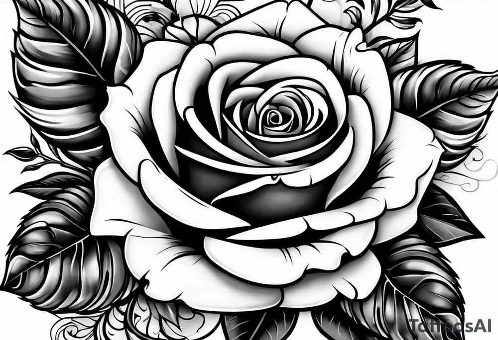 The name jasmina with a rose tattoo idea