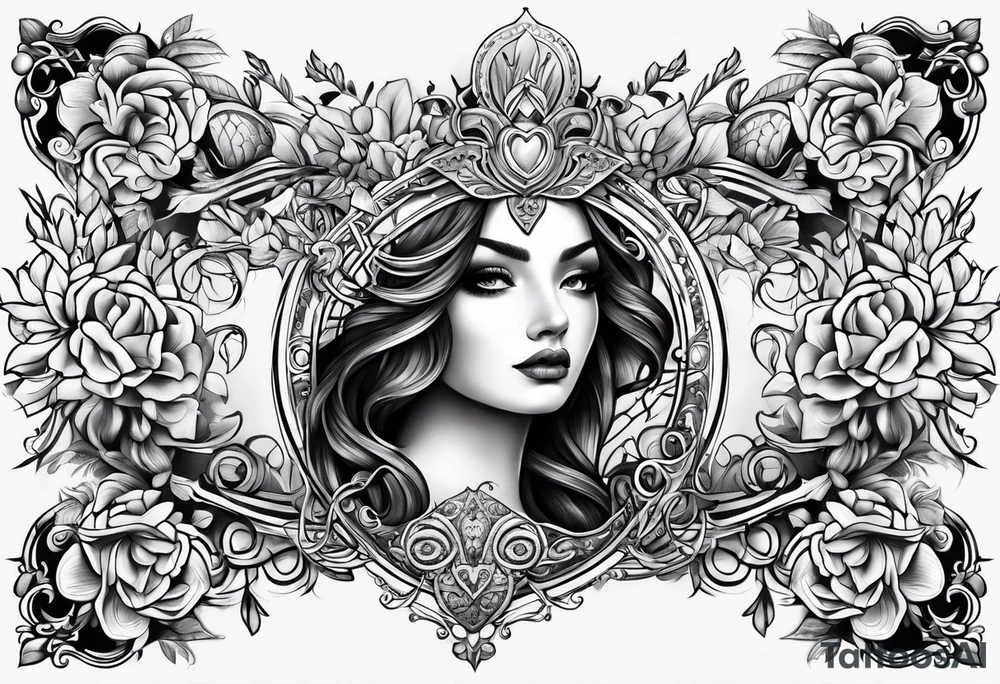 The name victoria tattoo idea