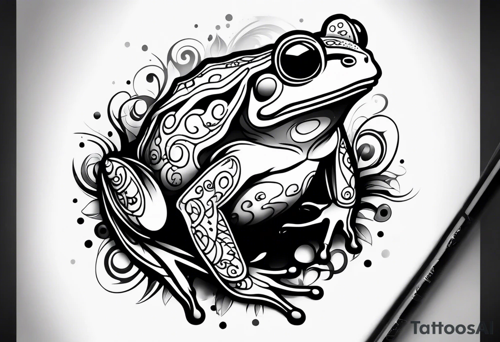 Toad wearing a labcoat tattoo idea