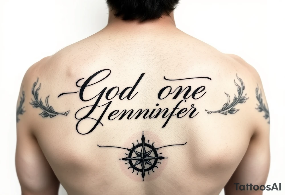 do a username god one with my grandma name Jennifer in cursive with a hear no evil see no speak no evil on my forearm tattoo idea