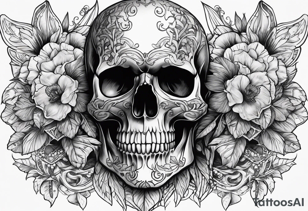 skull tattoo idea