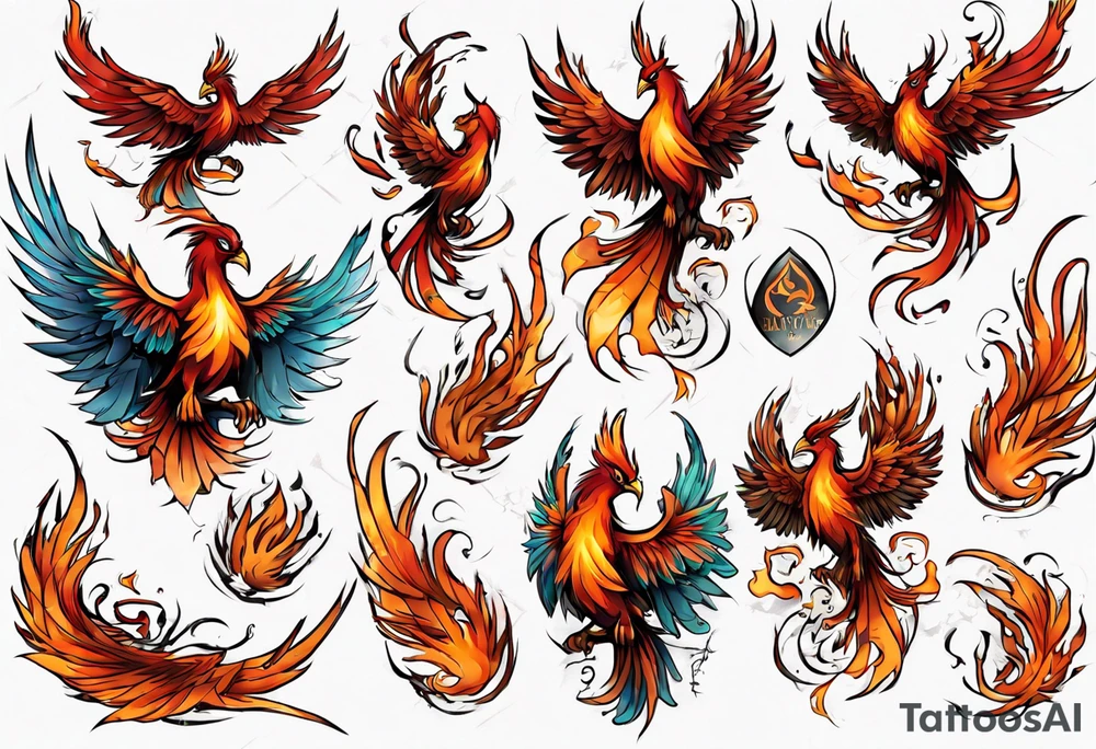 pheonix tattoo idea