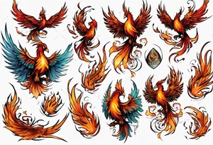 pheonix tattoo idea
