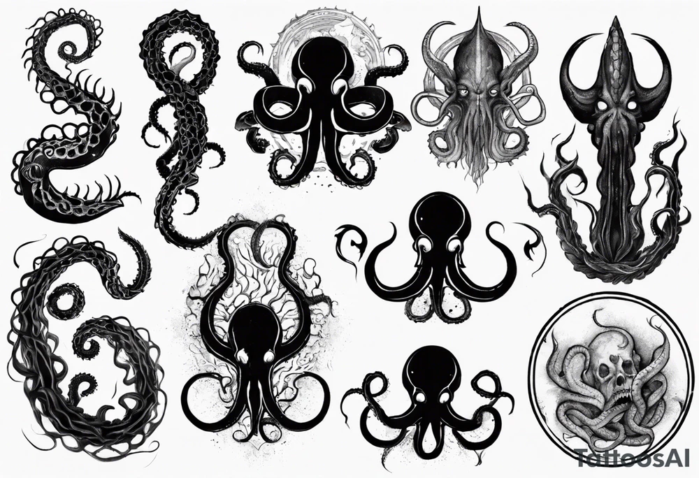 lovecraft myth tattoo for forearm tentacle +++ tattoo idea lovecraft myth tattoo for forearm tentacle +++ tattoo idea