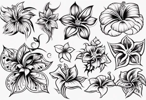 Hibiscusflower Ornament tattoo idea