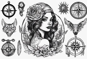Girls Mystery Trip from Cincinnati w/compass tattoo idea