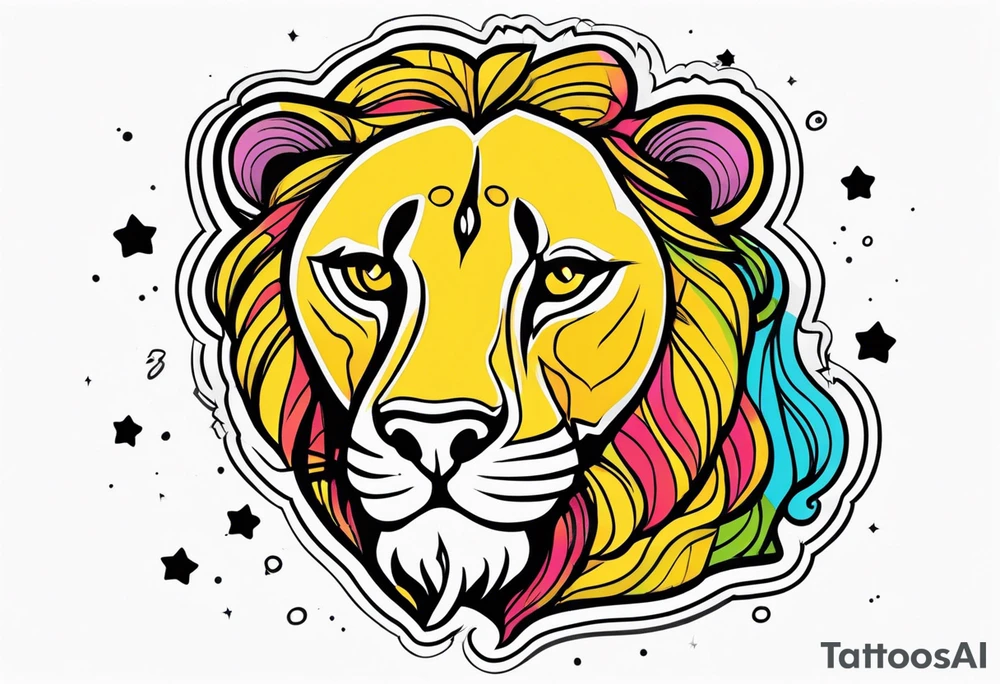 Sad,leo tattoo idea