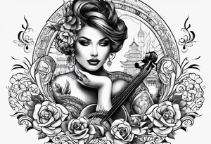 Tattoo ideas in music tattoo idea
