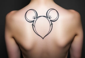 Mickeymouse heads outline Matthew 6lbs 7oz.    19 1/2in 07-29-2012 tattoo idea