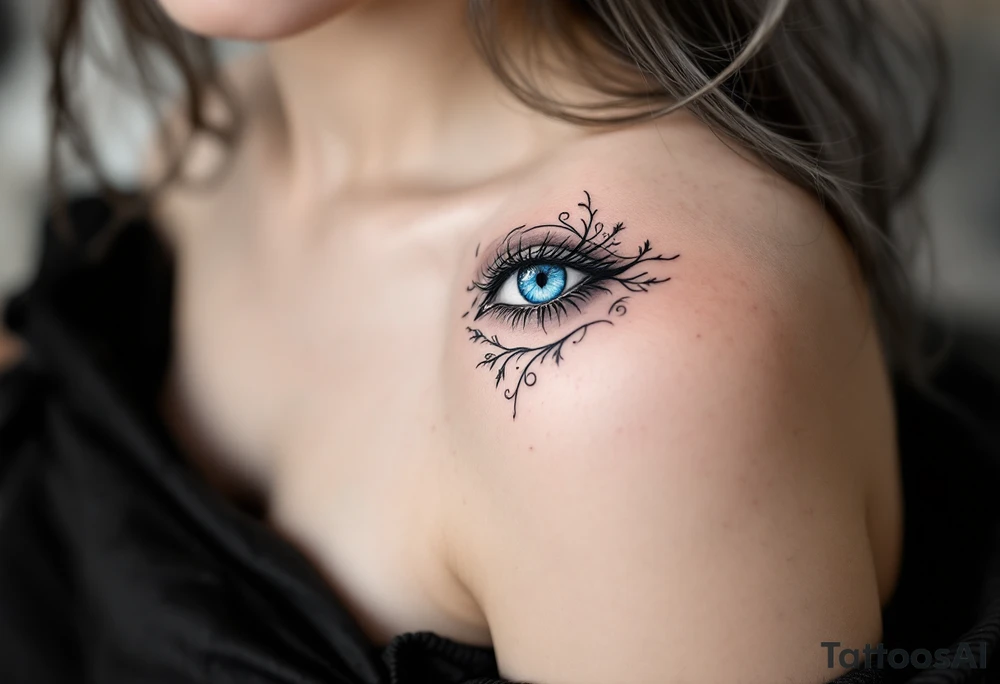 Black Ink Realism with Eye Color Pop – A fully black-and-gray realistic Stafford with just the eyes in vivid blue or hazel, drawing focus. tattoo idea