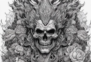 Hades in hell tattoo idea