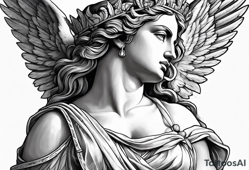 Mythology angel greece rome tattoo idea