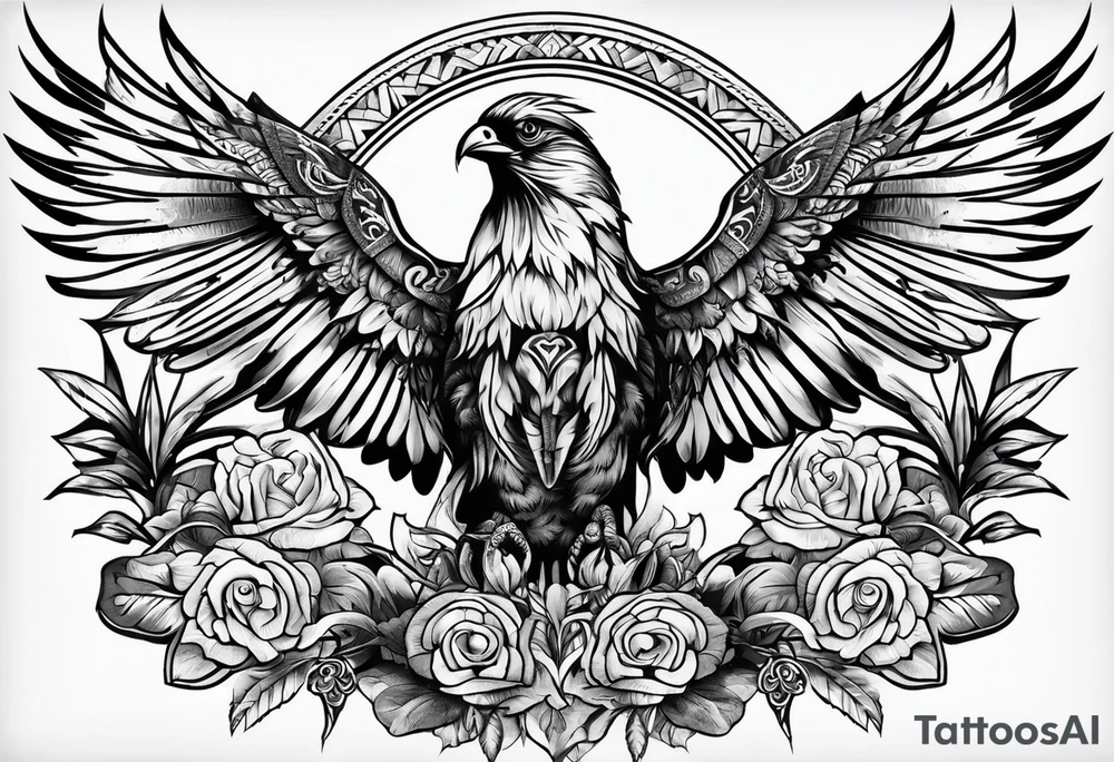 Native back tattoo tattoo idea