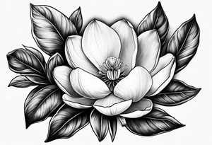 magnolia tattoo idea