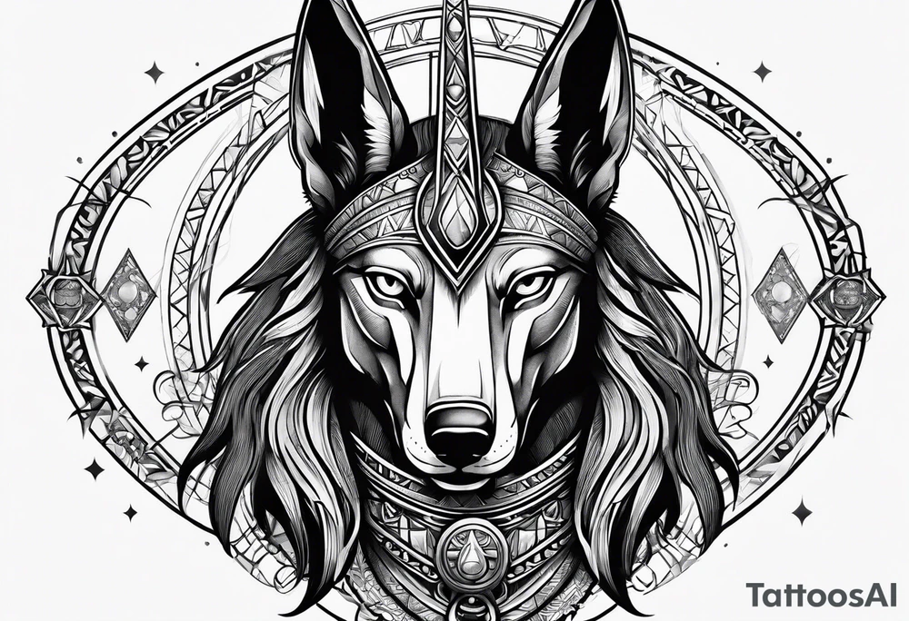 Anubis tattoo idea