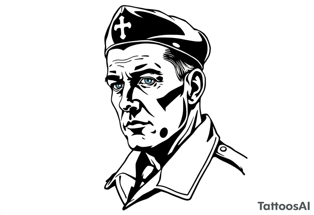 Schutzstaffel officer tattoo idea