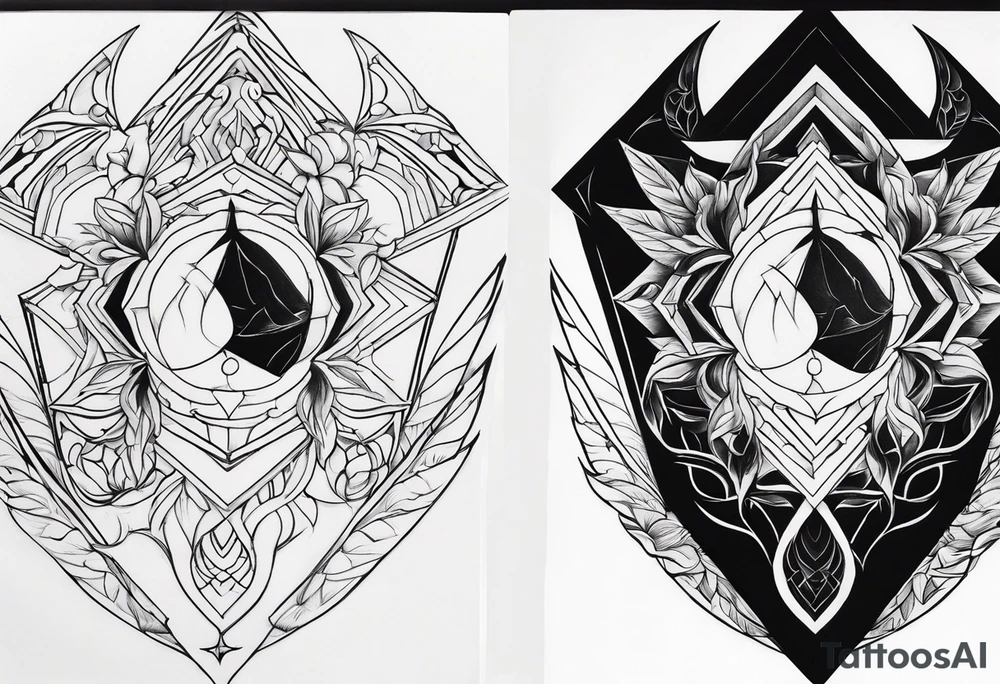 angle tattoo idea
