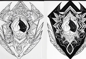 angle tattoo idea