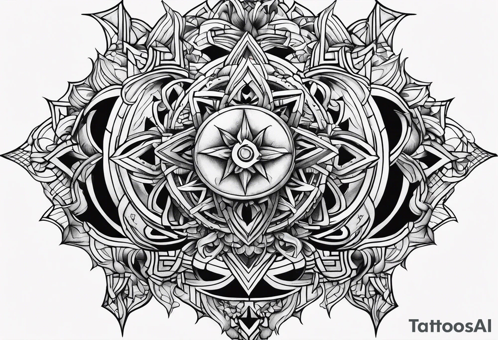 Hellscape tattoo idea