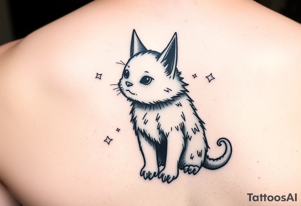 Snufkin like a ghost tattoo idea