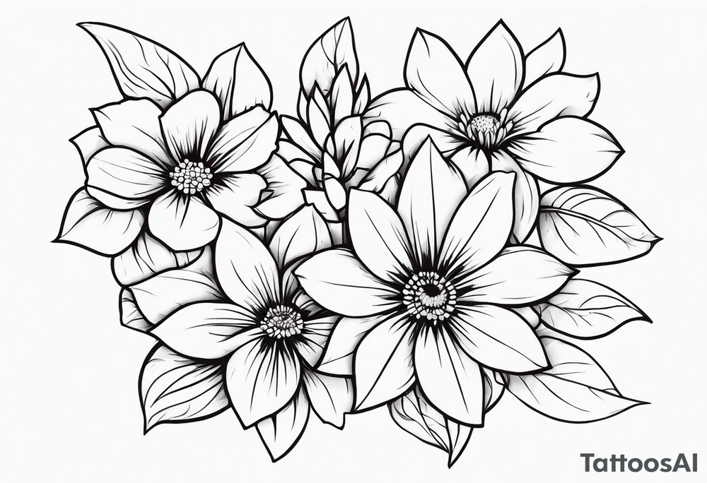 flores tattoo idea