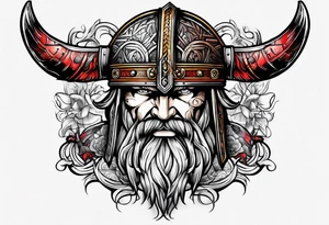 Viking weapons tattoo idea