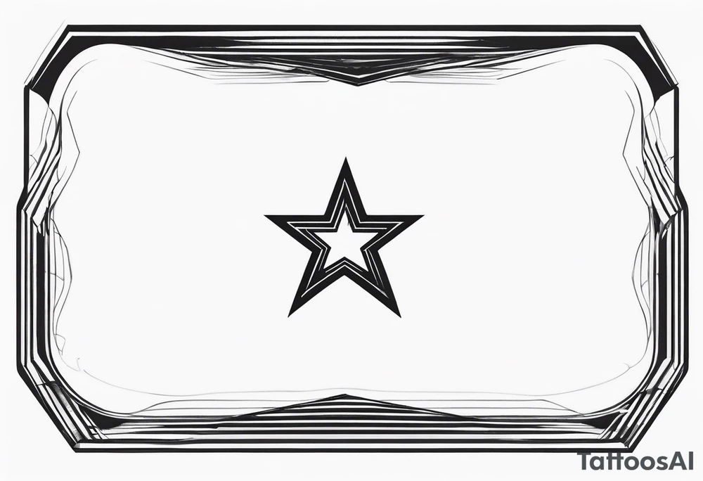 A tiny star with an "A" hidden in the design tattoo idea A tiny star with an "A" hidden in the design tattoo idea
