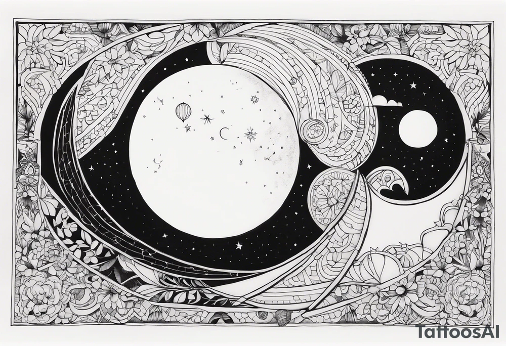 Goodnight moon and goodnight you, when you're all that I think about tattoo idea