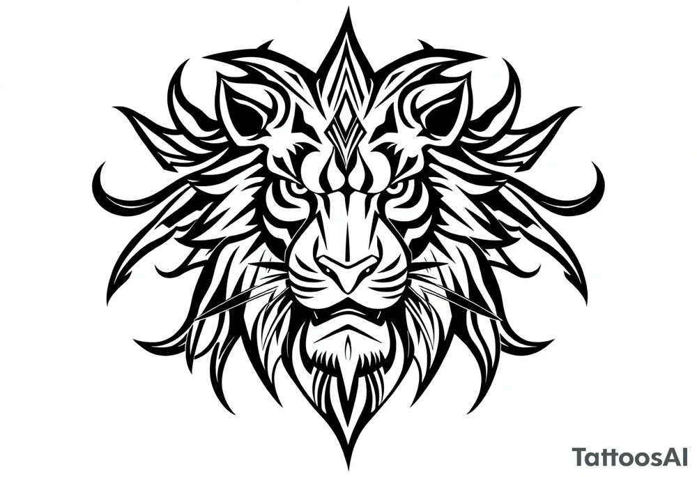 lion tattoo idea