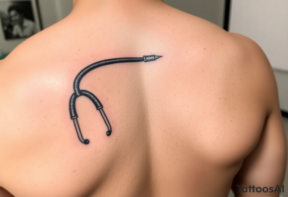 Take this favorited tattoo and add a stethoscope on the side tattoo idea