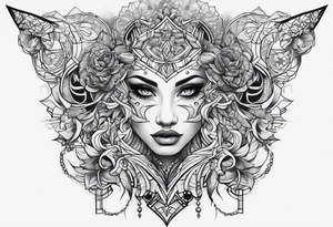 Full neck tattoo tattoo idea