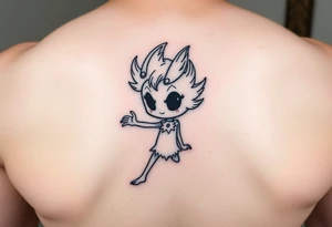 Soot sprite ghibli on hip tattoo idea