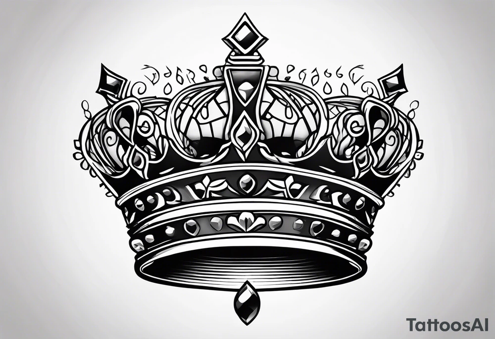 Crown tattoo idea