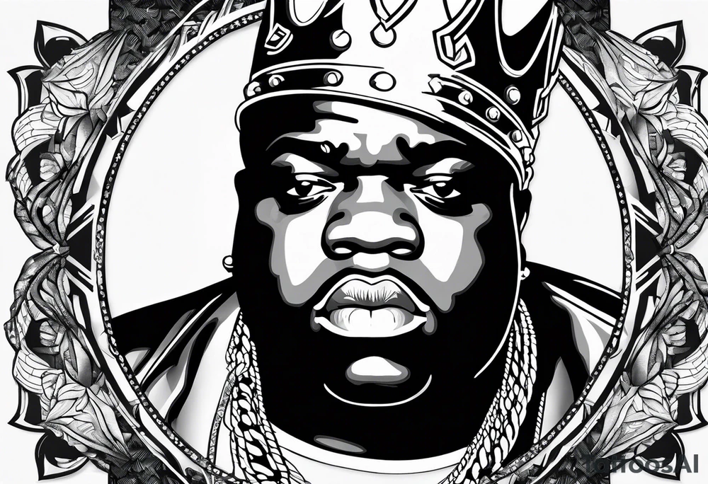notorious big bad boy tattoo idea