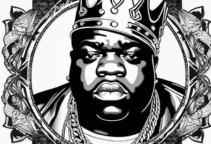 notorious big bad boy tattoo idea