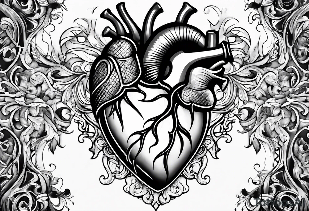 Bloody Heart tattoo idea