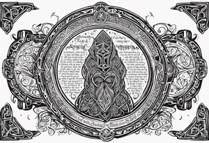 Viking death 
prayer poem tattoo idea