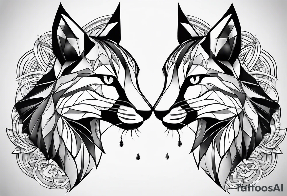 Geometric shape to fit behind ear tattoo tattoo idea Geometric shape to fit behind ear tattoo tattoo idea
