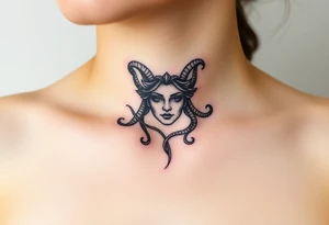 Small Medusa tattoo idea
